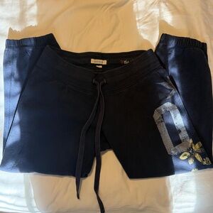 Aerie vintage cropped joggers, y2k style, low rise & baggy, American Eagle